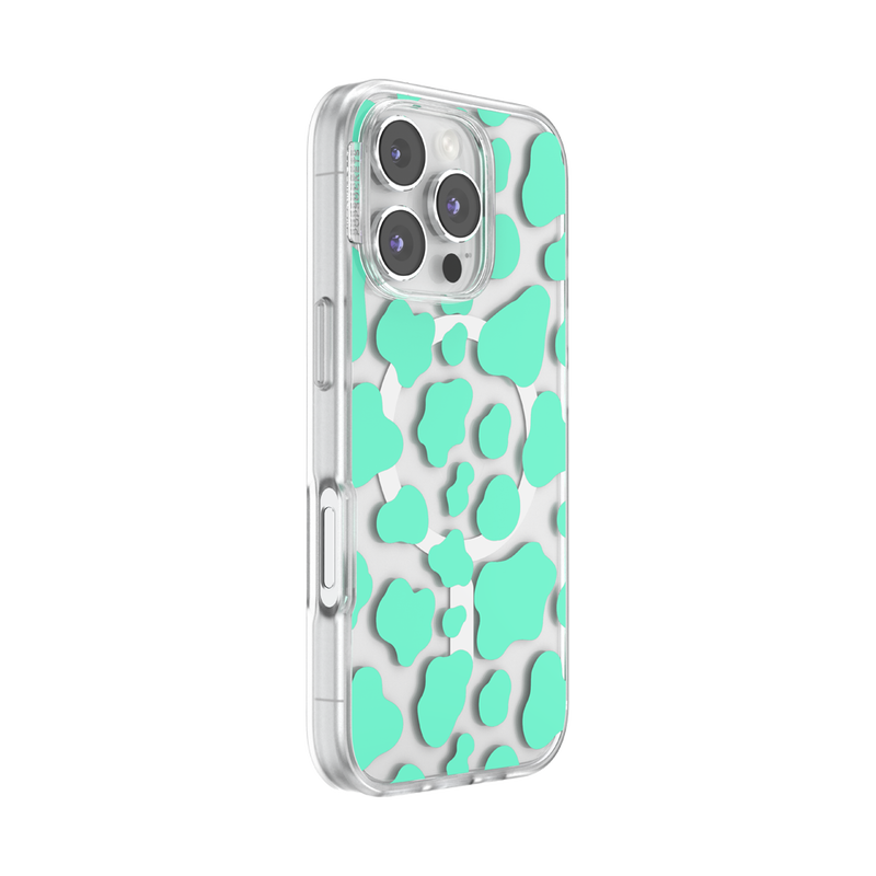Turquoise Cow Cow — iPhone 16 Pro MagSafe Case image number 1